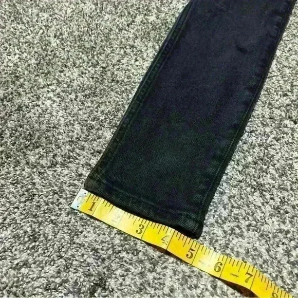Madewell Petite 10" High-Rise Skinny Jeans in Black Women's Size 25p - Picture 7 of 10
